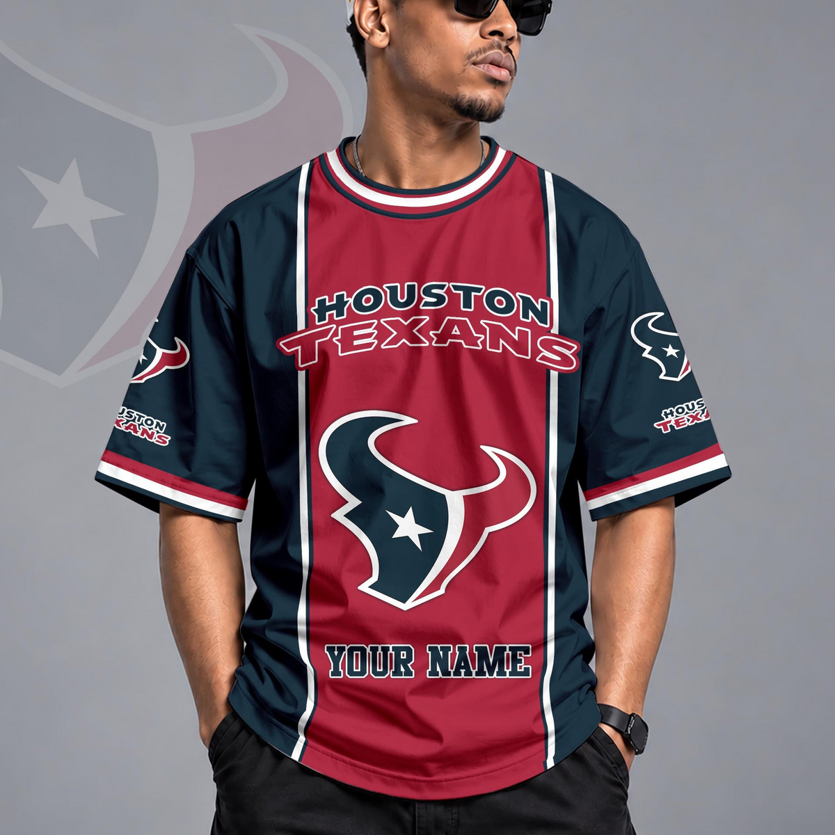 Personalized HOU Classic Football Jersey Shirt