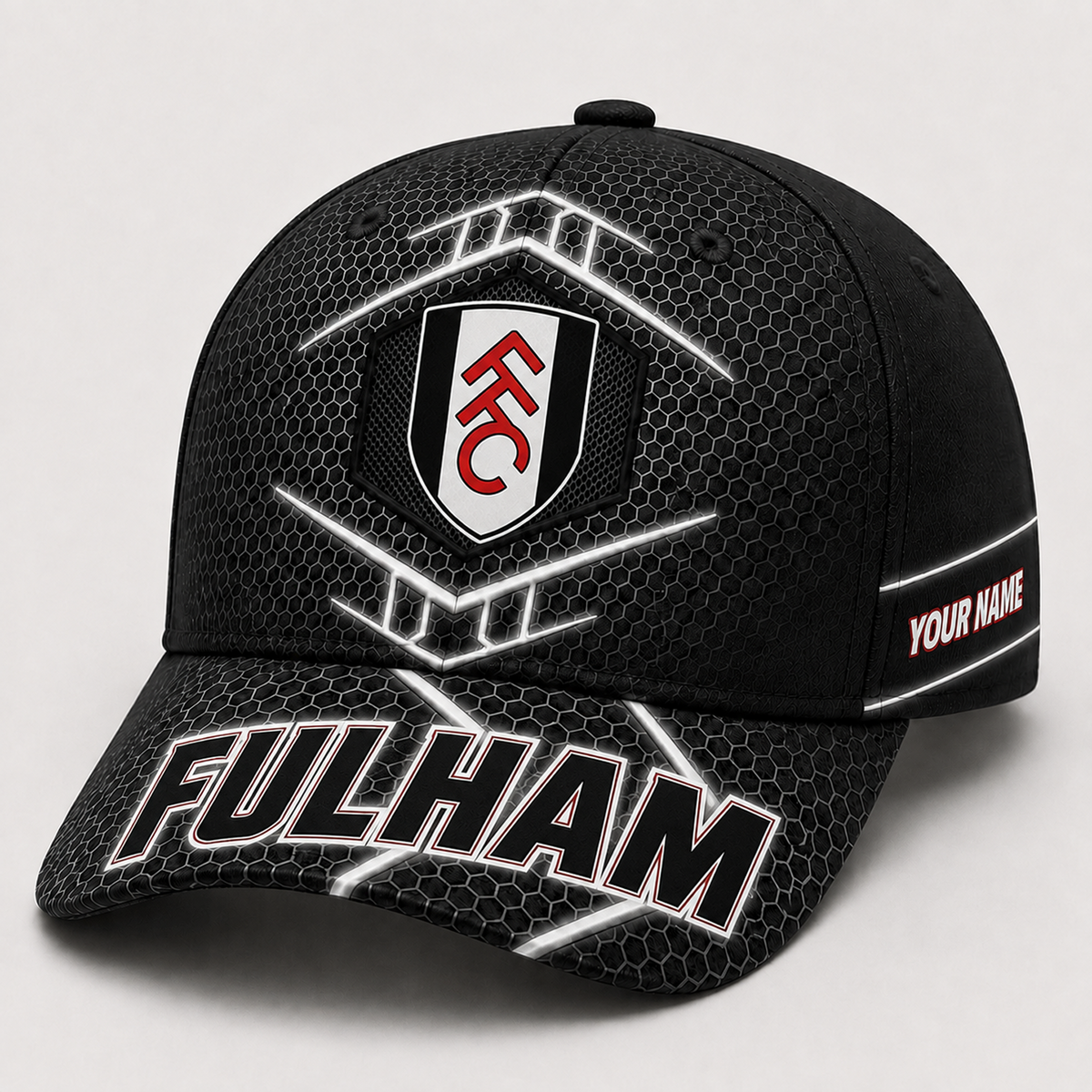 Premium EPL x FUL Honeycomb Custom Name Cap for Loyal Fans