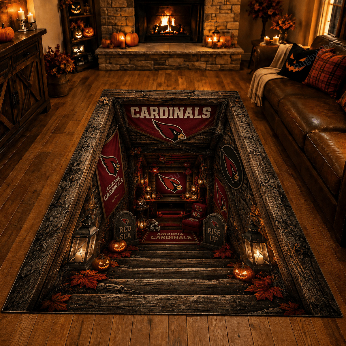 Premium NFL x ARI Halloween Rug