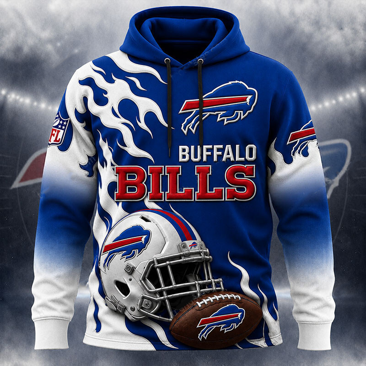 Premium NFL x BUF Fire Limited Aparael
