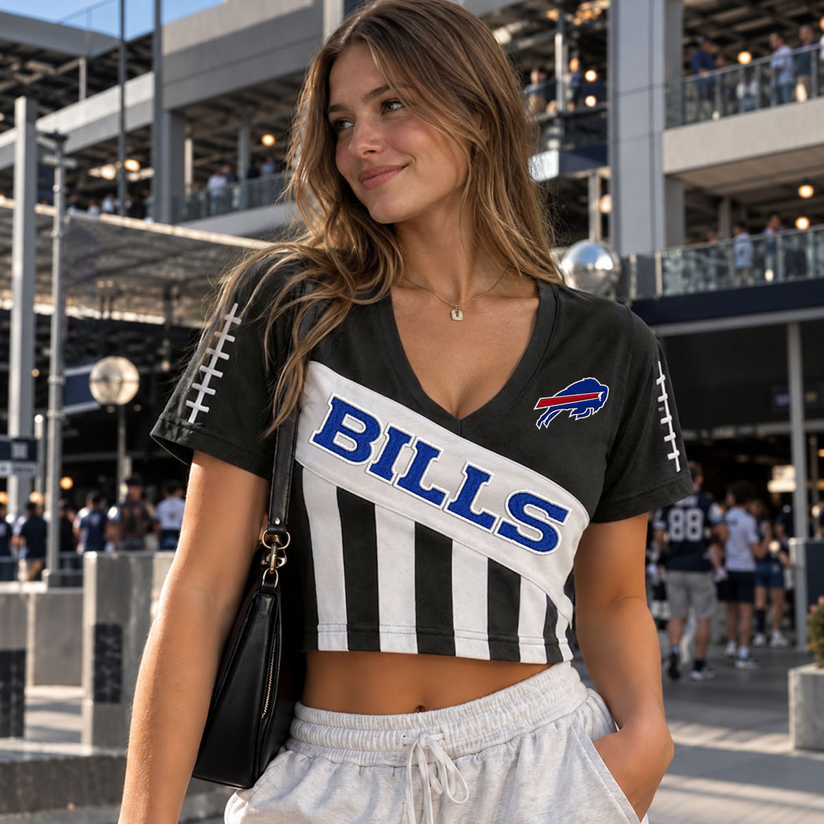 Premium NFL x BUF T Shirt V-neck