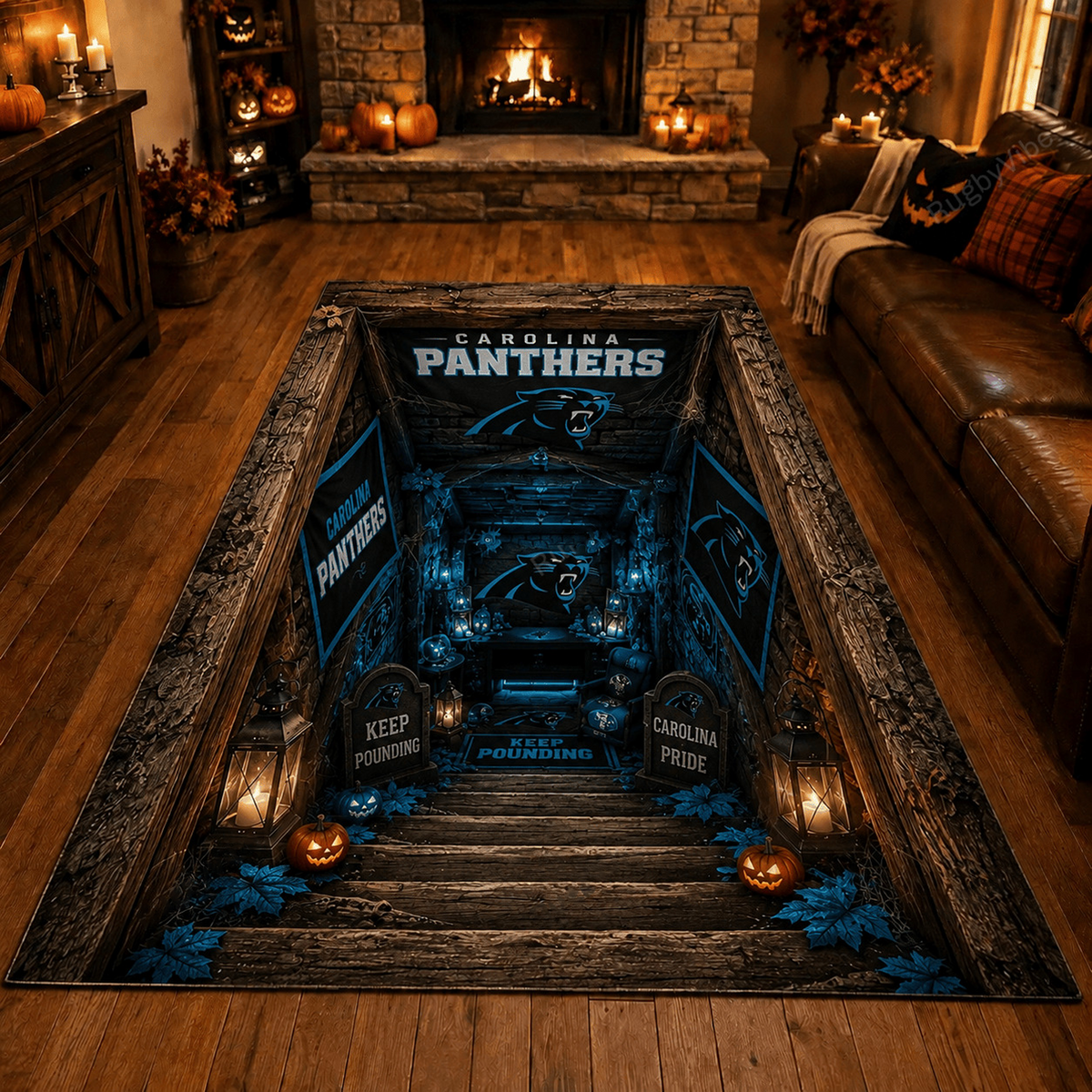 Premium NFL x CAR Halloween Rug