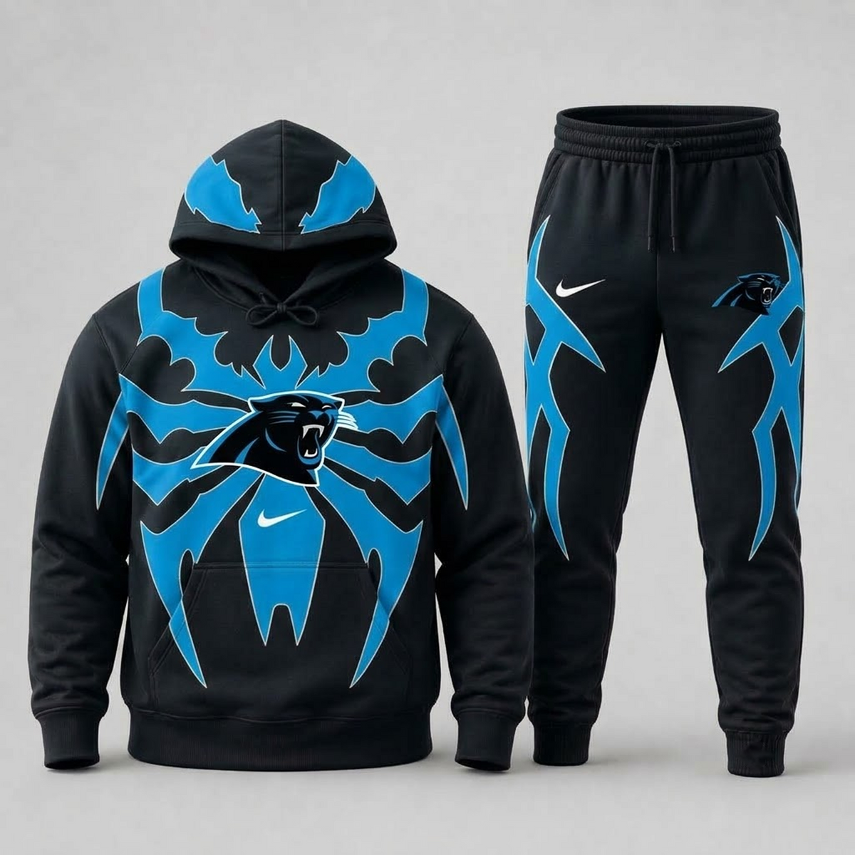 Premium NFL x CAR Spider Web Graphic Hoodie & Jogger Pants Set