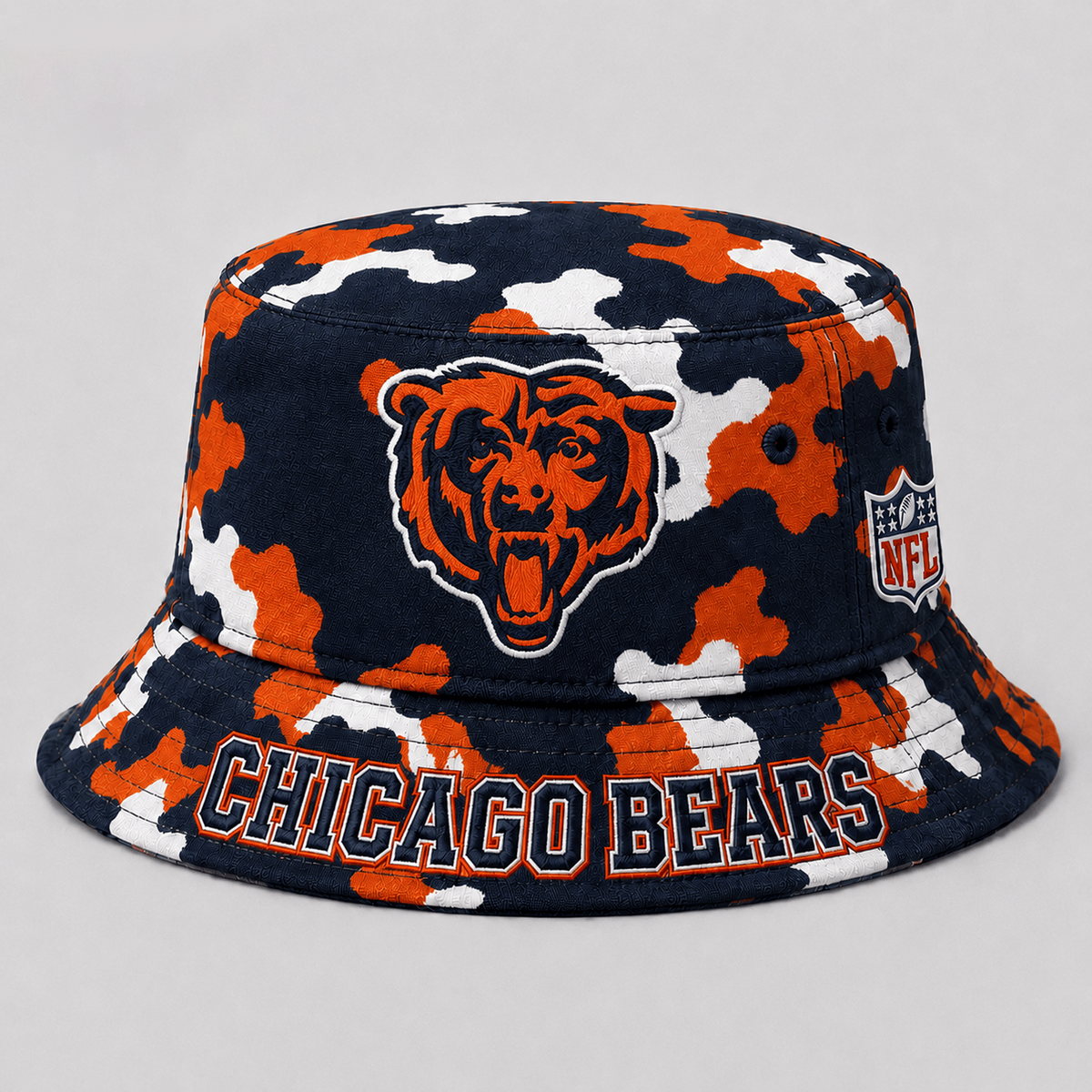 Premium NFL x CHI Camo Bucket Hat
