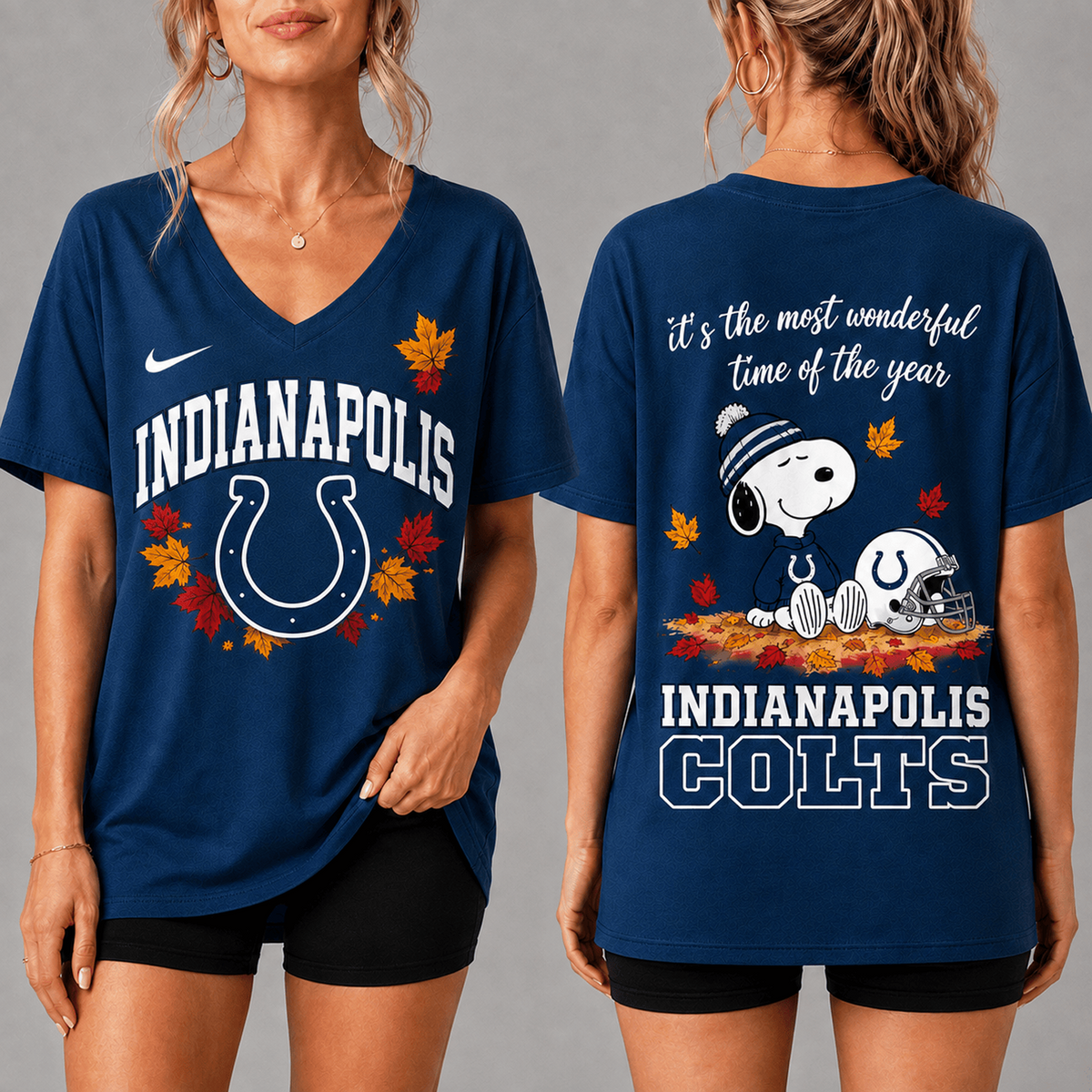 Premium NFL x IND Fall Football Season Comfort V-neck