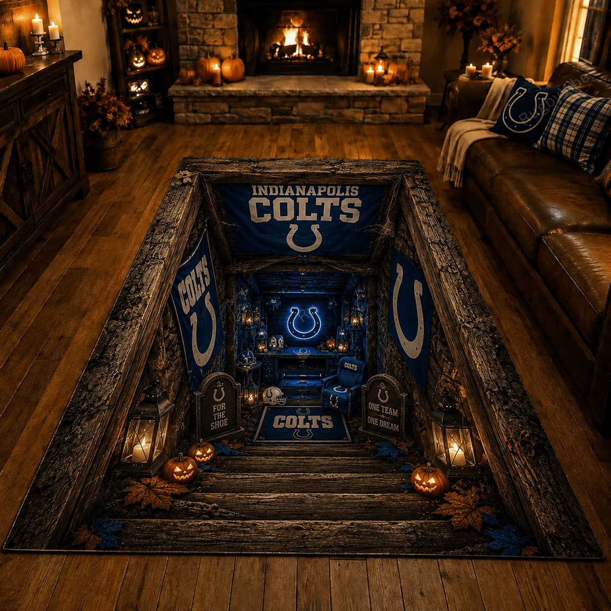 Premium NFL x IND Halloween Rug