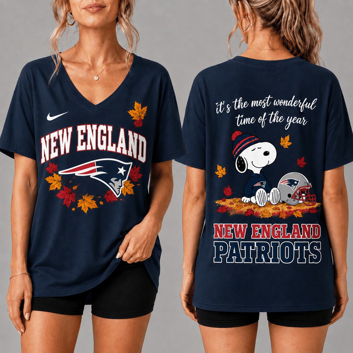 Premium NFL x NEP Fall Football Season Comfort V-neck