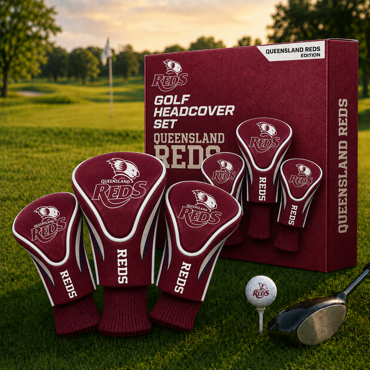 RED Team Golf SRP 3-Pack Contour Sock Headcovers