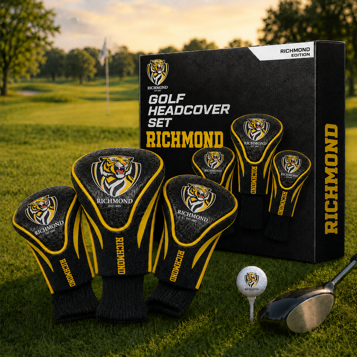 RICH Team Golf AFL 3-Pack Contour Sock Headcovers