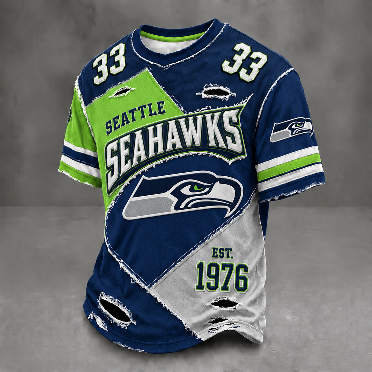 SEA x NFL Men's Professional Football Style Shirt