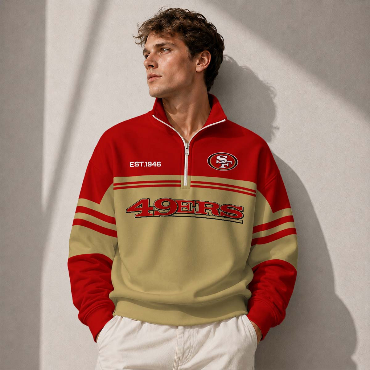SF x NFL Half-Zip Sweatshirt