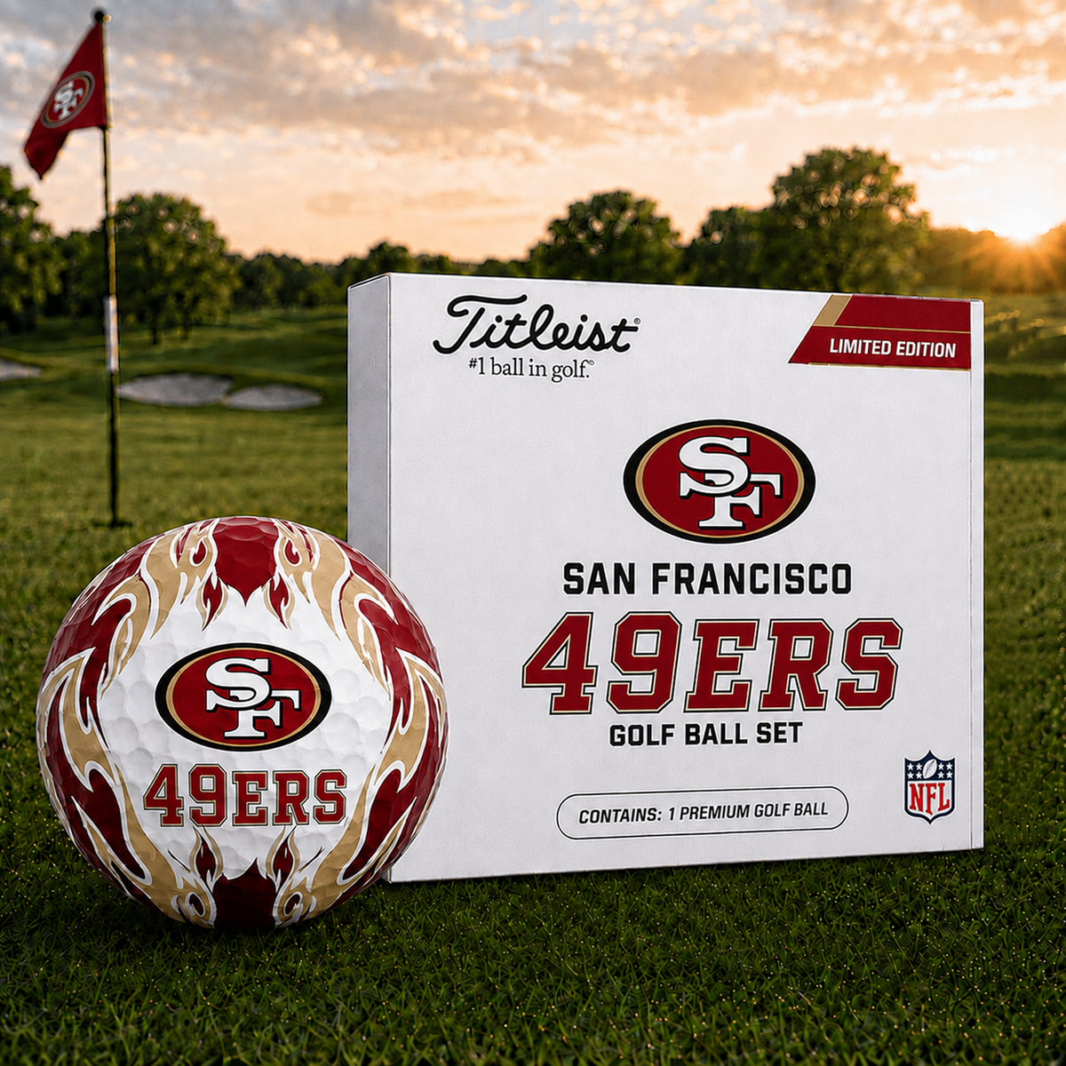 SF x NFL Inspired Golf Ball Set Premium Golf Balls V3