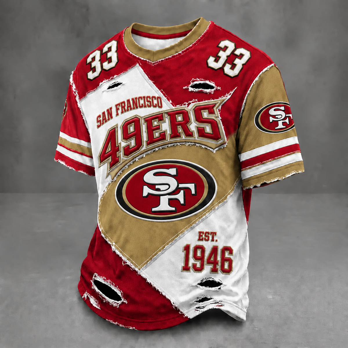 SF x NFL Men's Professional Football Style Shirt