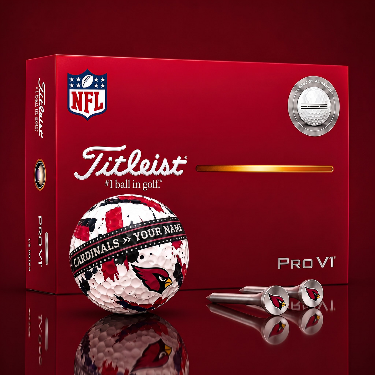 SIGNATURE NFL X AC DELUXE PERSONALIZED GOLF BALL LIMITED EDITION