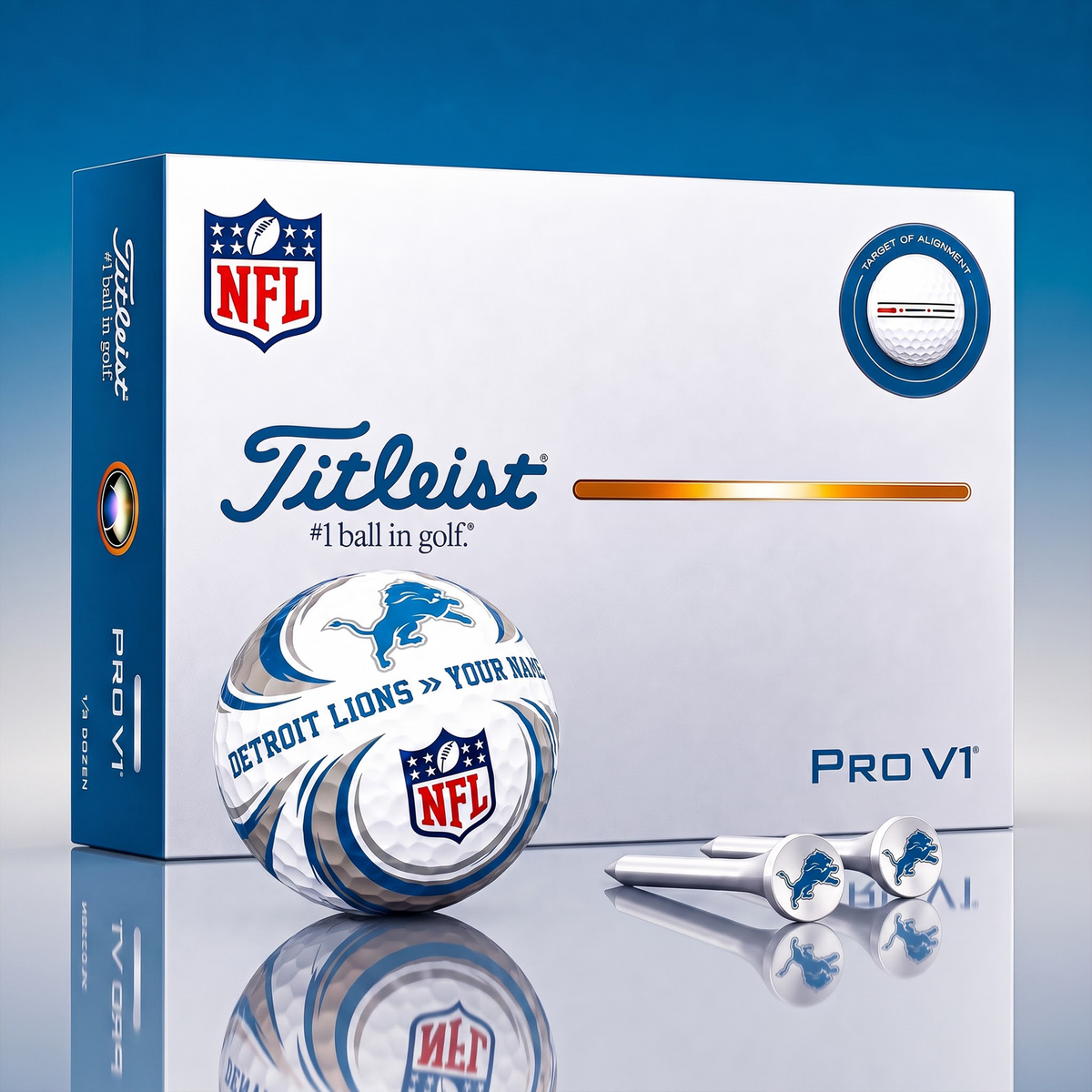 SIGNATURE NFL X DL DELUXE PERSONALIZED GOLF BALL SET LIMITED EDITION V3