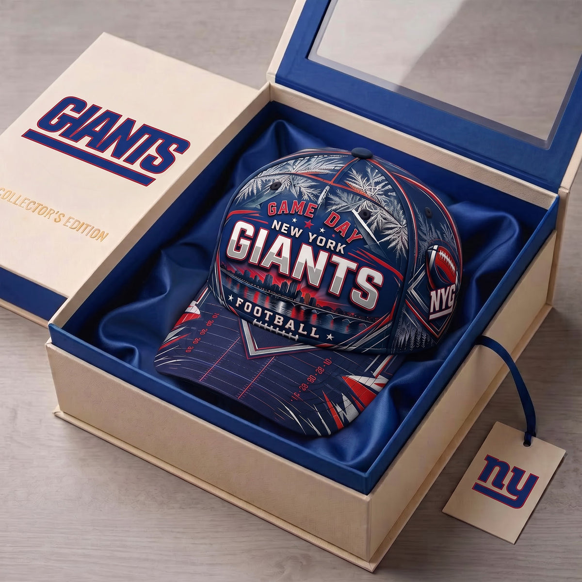 SIGNATURE NFL X NYG DELUXE FOOTBALL HAT LIMITED EDITION