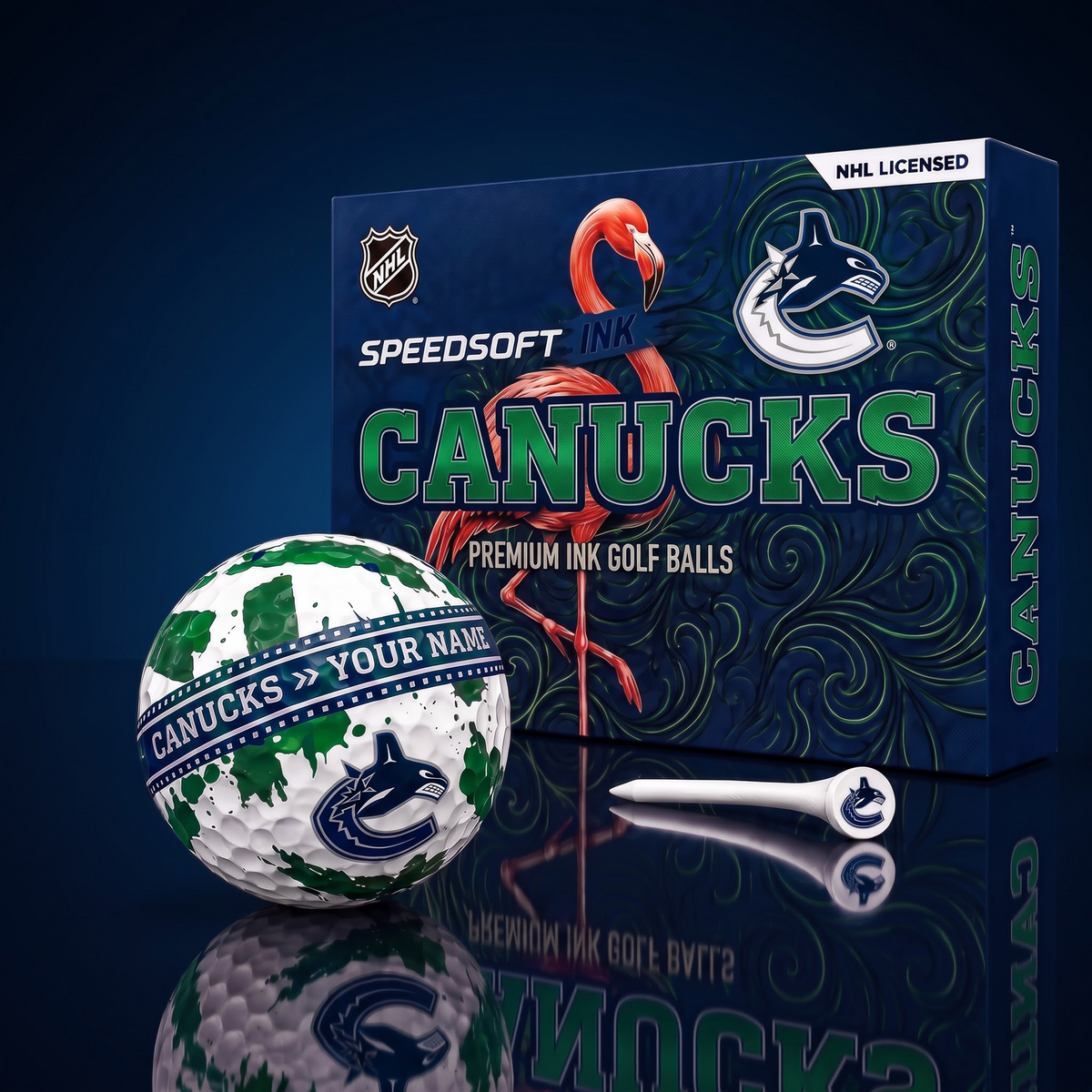 SIGNATURE NHL X VC DELUXE PERSONALIZED GOLF BALL SET LIMITED EDITION