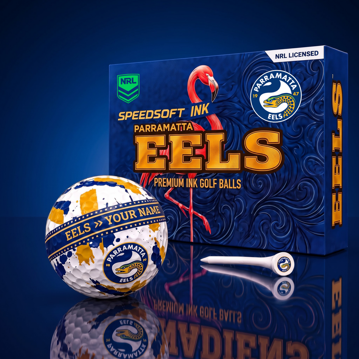 SIGNATURE NRL X PE CDELUXE PERSONALIZED GOLF BALL SET LIMITED EDITION