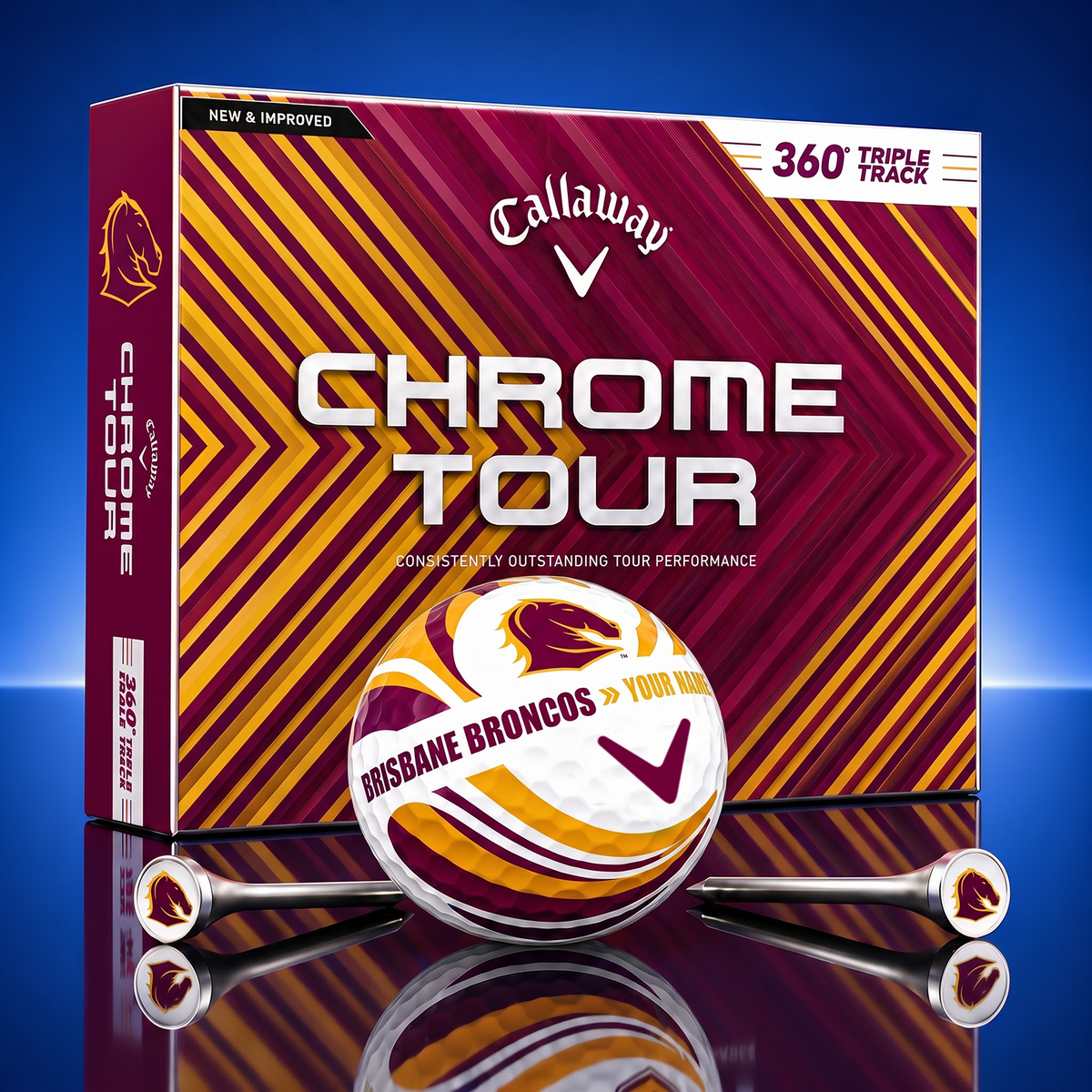 SIGNATURE NRL X BB EXCLUSIVE TOURNAMENT PERSONALIZED GOLF BALL V3 COLLECTION NDT VHM 270826