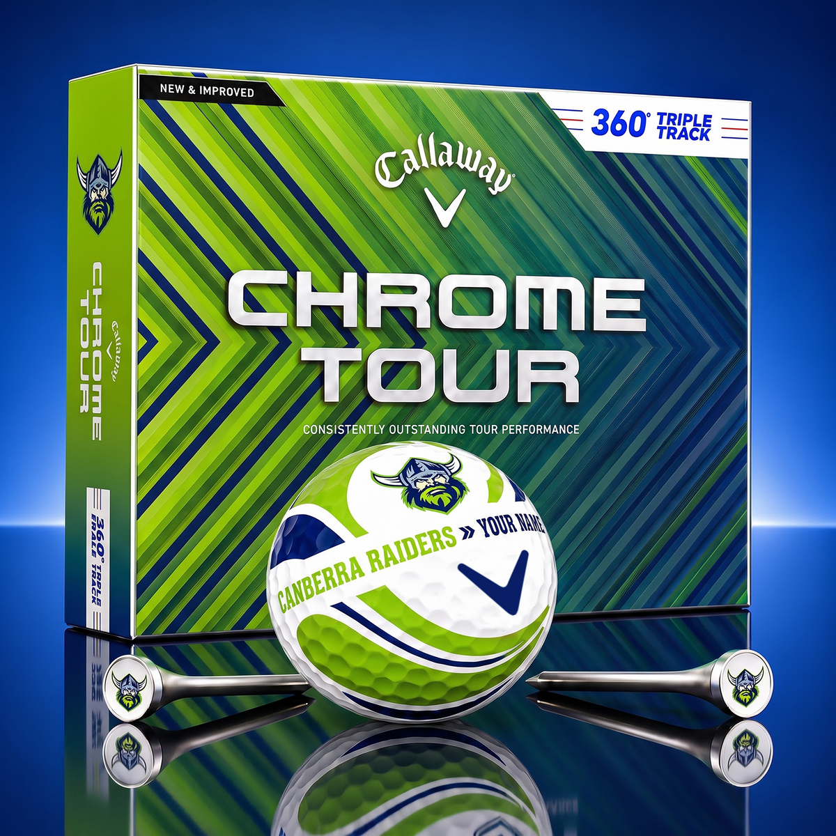 SIGNATURE NRL X CR EXCLUSIVE TOURNAMENT PERSONALIZED GOLF BALL V3 COLLECTION NDT VHM 270826