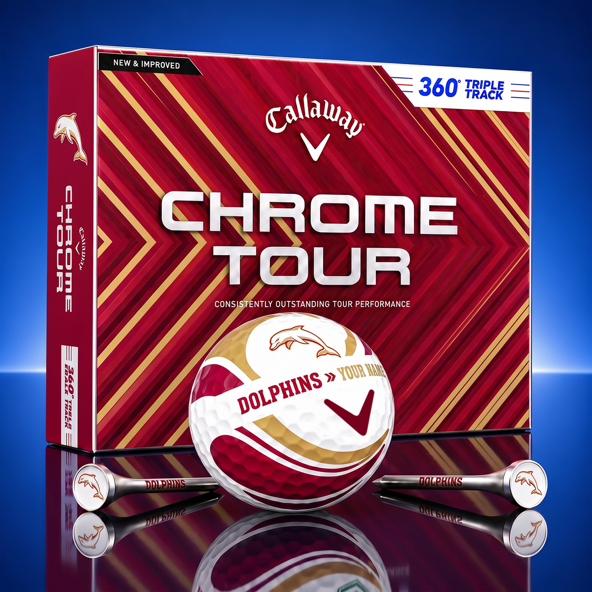 SIGNATURE NRL X DOL EXCLUSIVE TOURNAMENT PERSONALIZED GOLF BALL V3 COLLECTION NDT VHM 270826