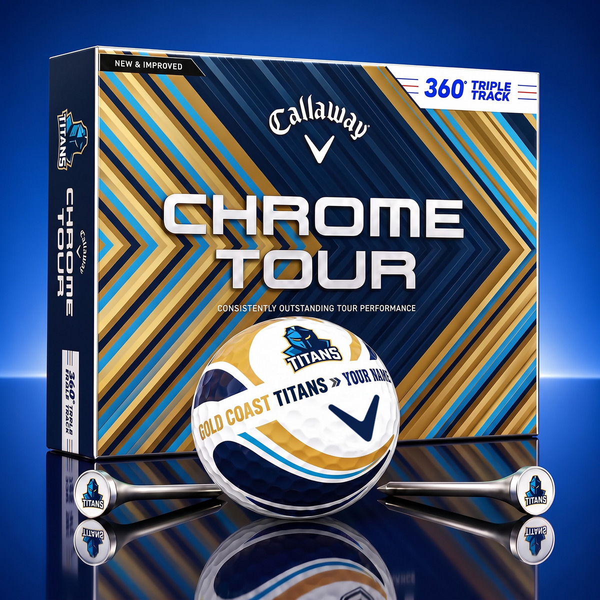 SIGNATURE NRL X GCT EXCLUSIVE TOURNAMENT PERSONALIZED GOLF BALL V3 COLLECTION NDT VHM 270826