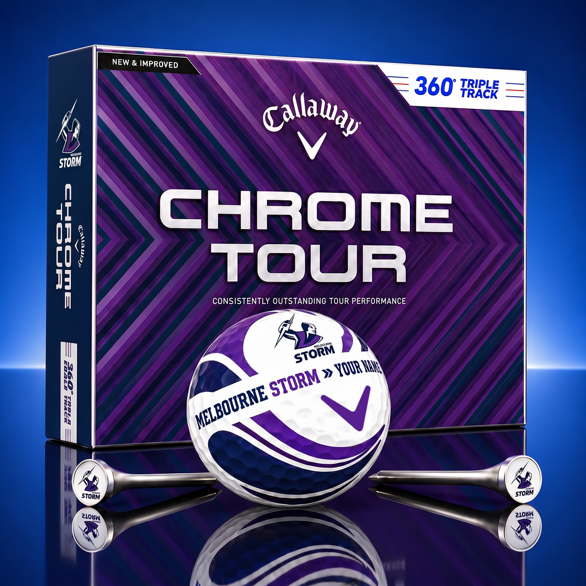 SIGNATURE NRL X MS EXCLUSIVE TOURNAMENT PERSONALIZED GOLF BALL V3 COLLECTION NDT VHM 270826