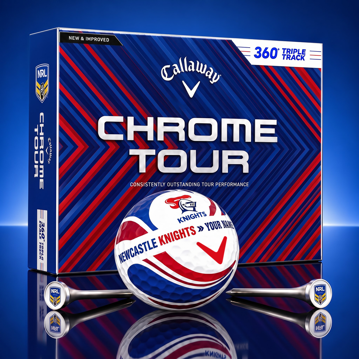 SIGNATURE NRL X NK EXCLUSIVE TOURNAMENT PERSONALIZED GOLF BALL V3 COLLECTION NDT VHM 270826