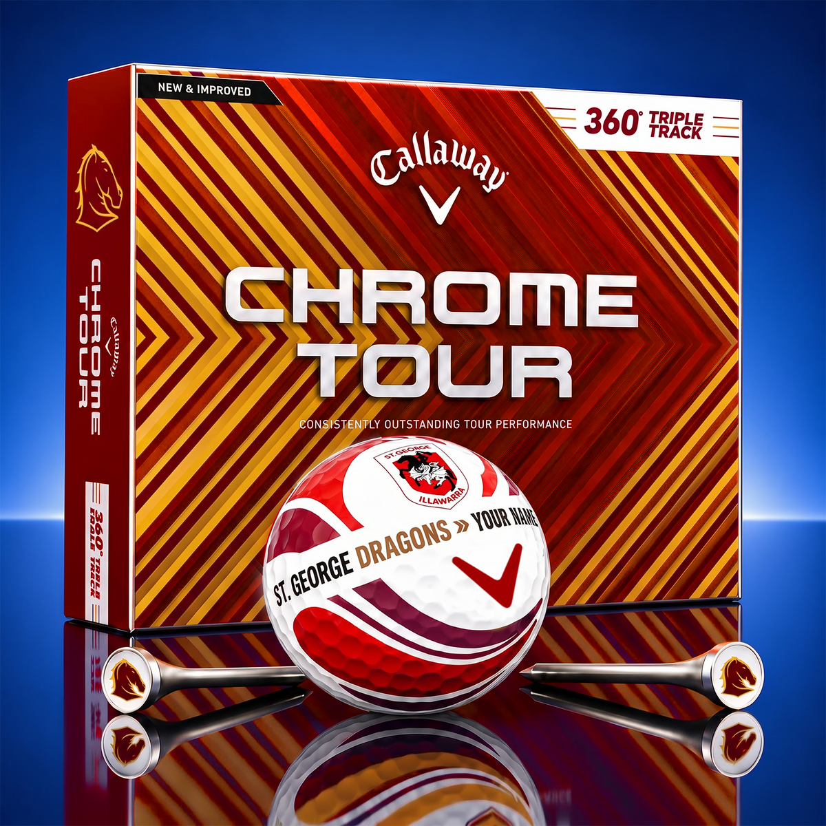 SIGNATURE NRL X SGID EXCLUSIVE TOURNAMENT PERSONALIZED GOLF BALL V3 COLLECTION NDT VHM 270826
