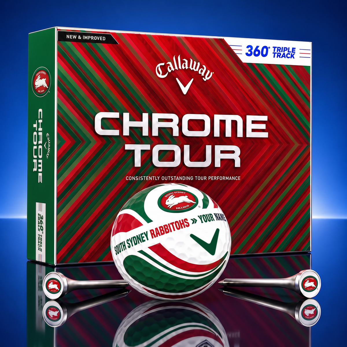 SIGNATURE NRL X SRB EXCLUSIVE TOURNAMENT PERSONALIZED GOLF BALL V3 COLLECTION NDT VHM 270826