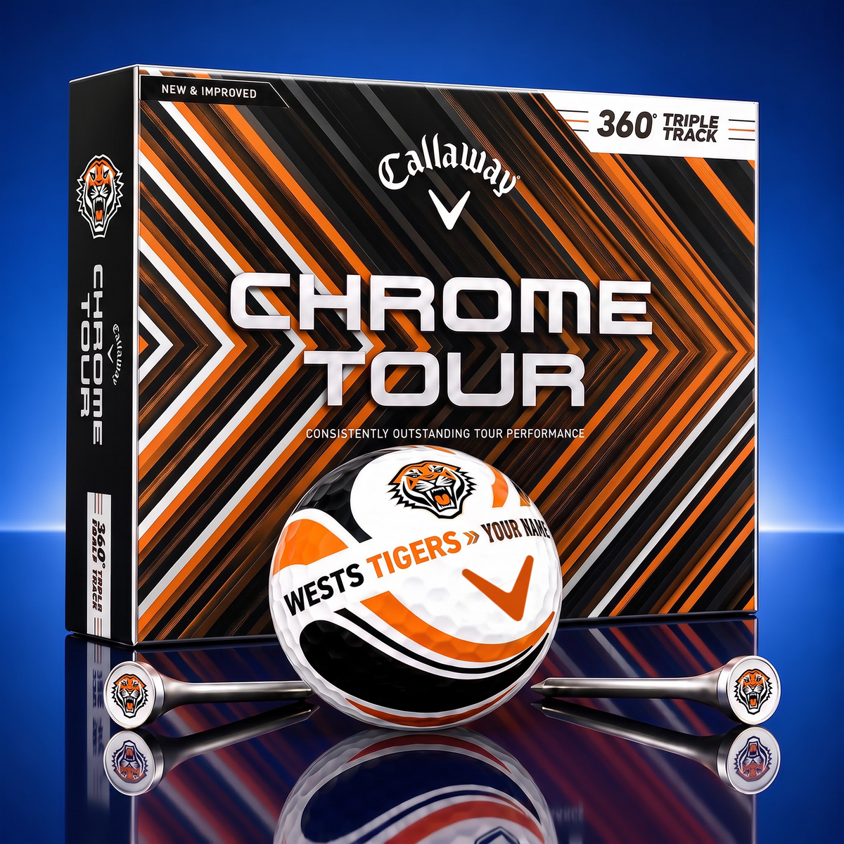 SIGNATURE NRL X WT EXCLUSIVE TOURNAMENT PERSONALIZED GOLF BALL V3 COLLECTION NDT VHM 270826