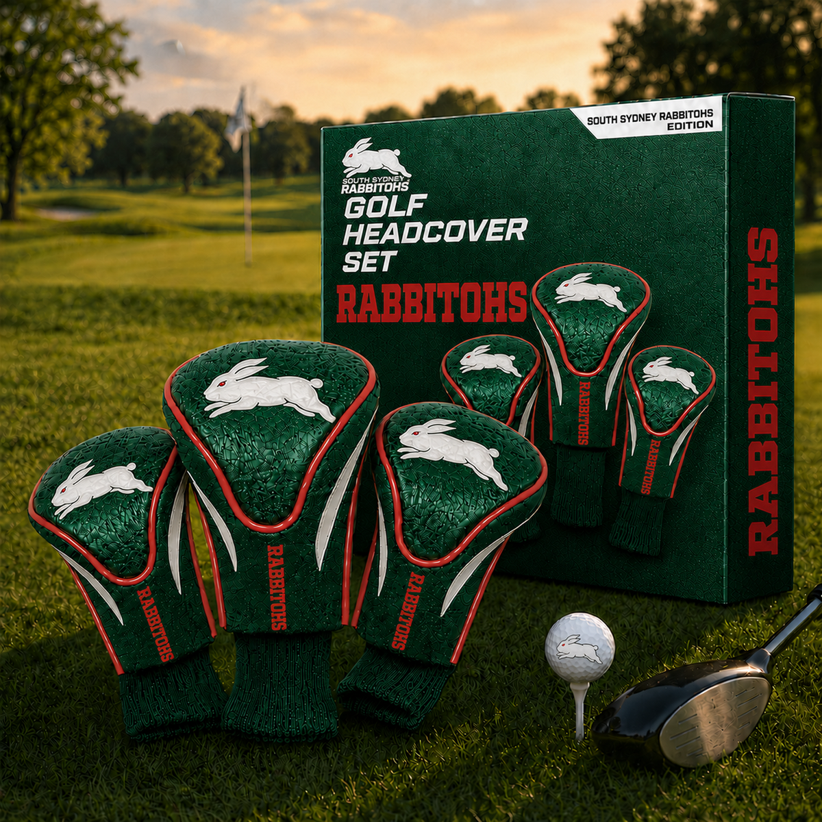 SOU Team Golf NRL 3-Pack Contour Sock Headcovers