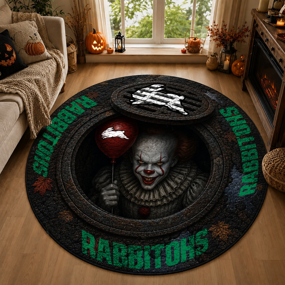 SOU x NRL Halloween IT Rug