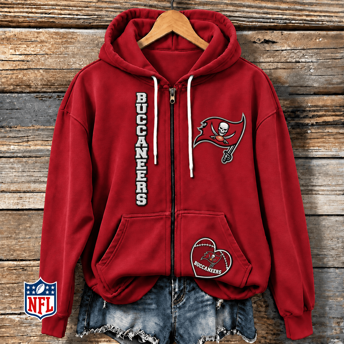 TB x NFL Full-Zip Fleece Hoodie