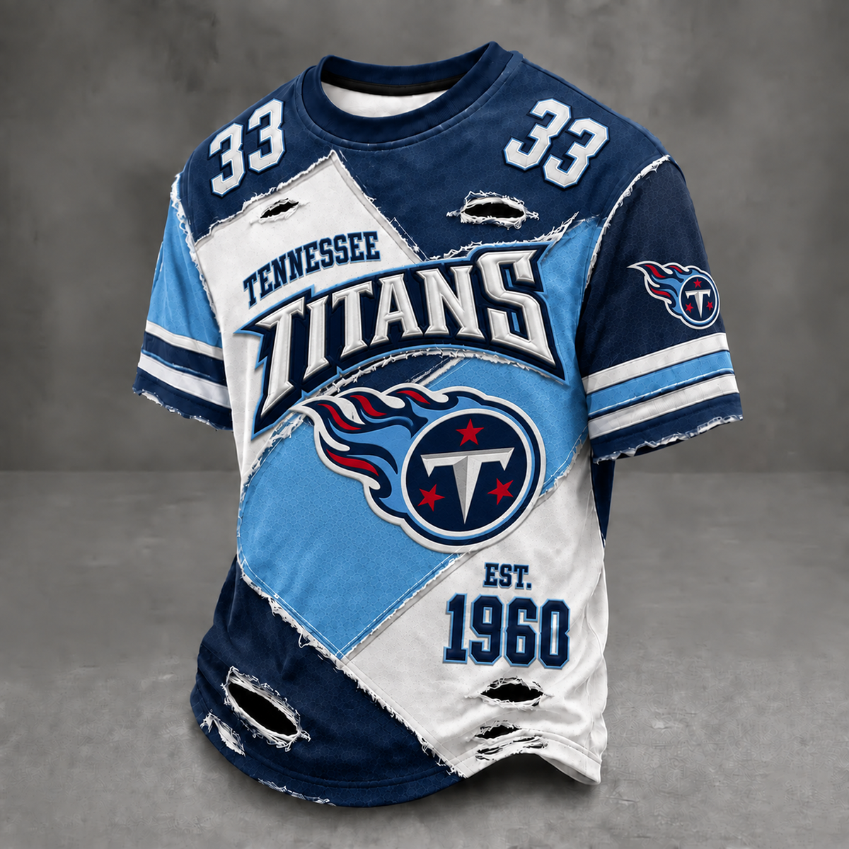 TEN x NFL Men's Professional Football Style Shirt