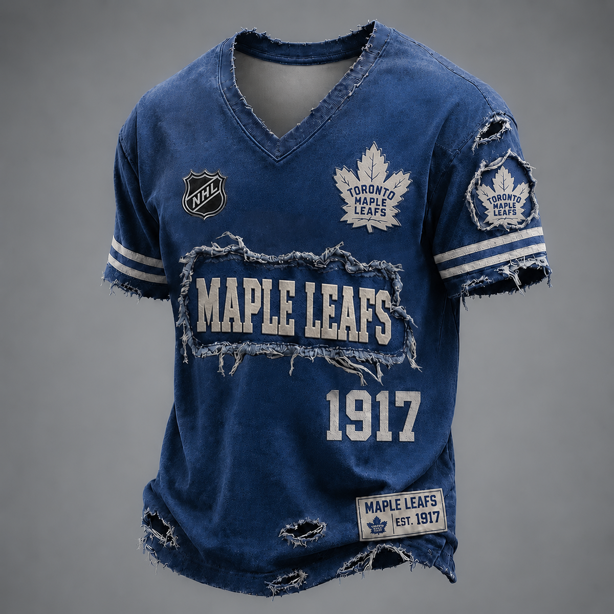 TOR x NHL LUXURY V-Neck T-Shirt 2705 DatND DVT