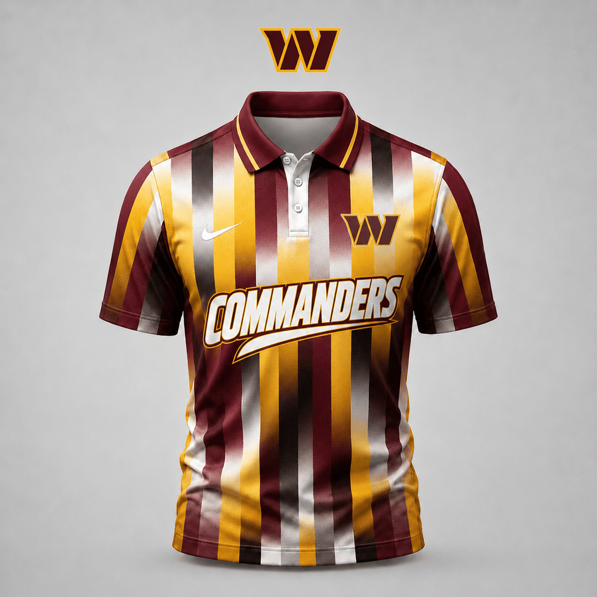 WAS x NFL Premium Team Polo Shirt For Men Football