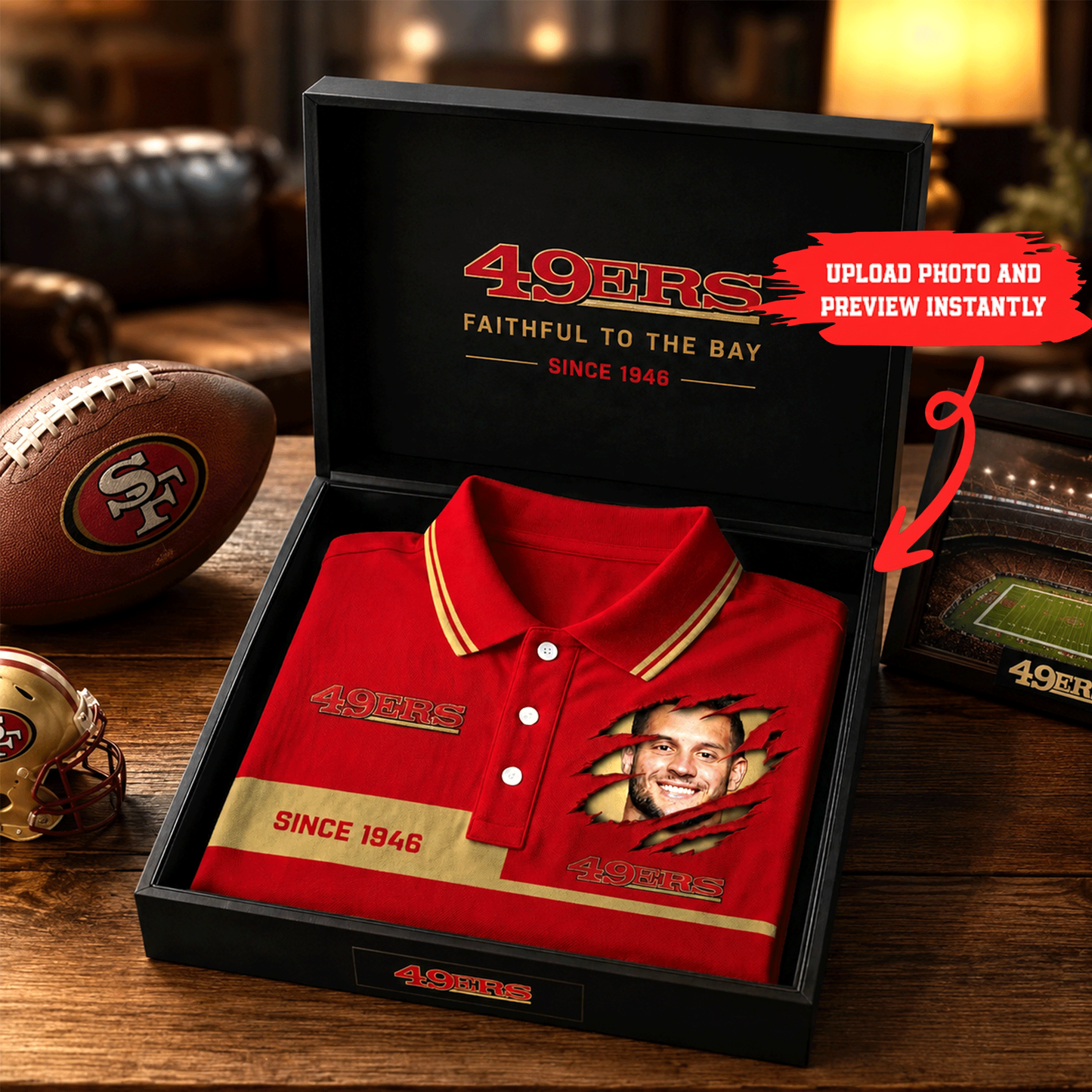 Premium NFL Personalized Polo Shirt NMD CTKT