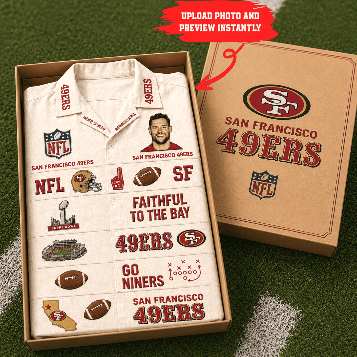 Premium NFL Personalized Vintage Patchwork Hawaiian Shirt NMD CTKT