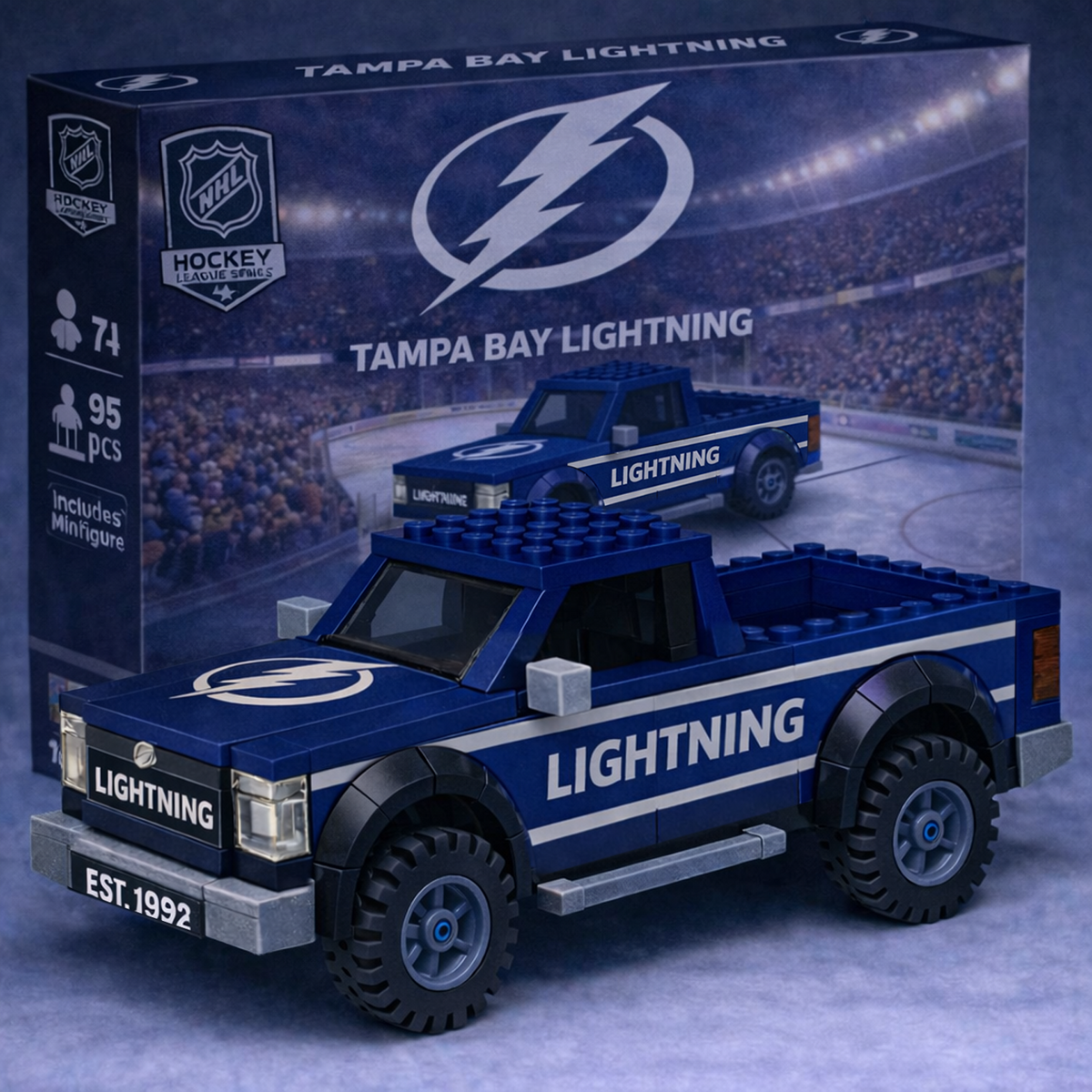 TBL x NHL Building Blocks Truck Toy Set V2 DatND DVT