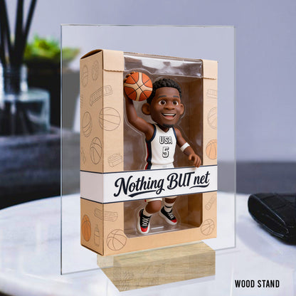 Love Basketball - Personalized Basketball Custom Shaped Acrylic Plaque PTT