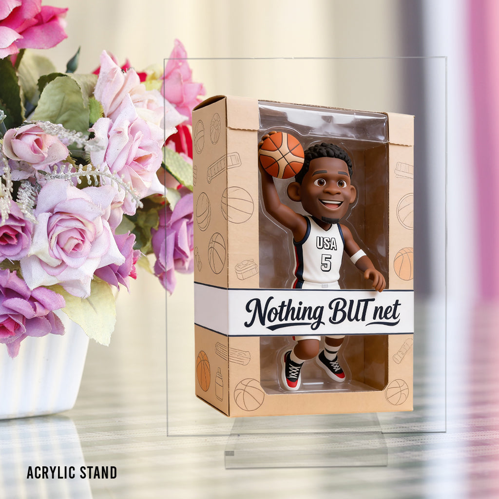 Love Basketball - Personalized Basketball Custom Shaped Acrylic Plaque PTT