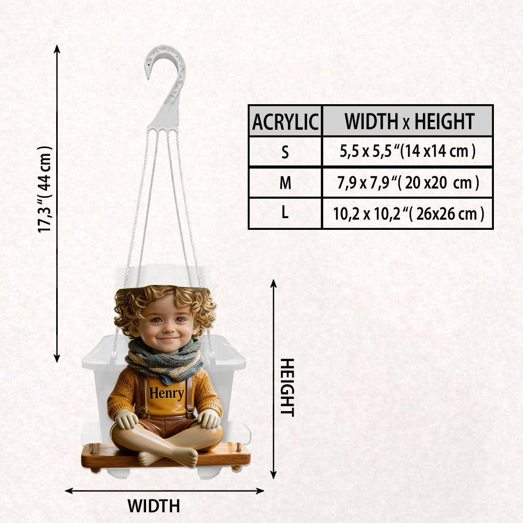 Little Bloom Swing - NFL Personalized Kid Hanging Pot BQH