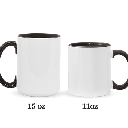 Too hot to handle - Personalized Biker Accent Mug BQH