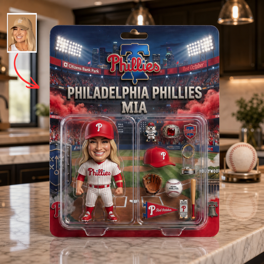 Personalized Baseball Fan Plaque, Custom Photo Sports Collectible Display, Custom Name Baseball Player Figure, Gift For Baseball Lovers And Sports Fans BQH