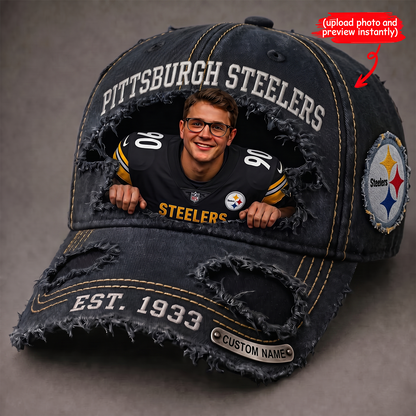 Personalized NFL Sun Hat - Custom Name & Face Gift for Football Fans 0207 V2 NAK NHT
