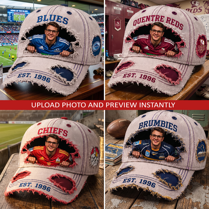 Personalized SRP Sun Hat - Custom Name & Face Gift for Football Fans 0407 NAK NHT