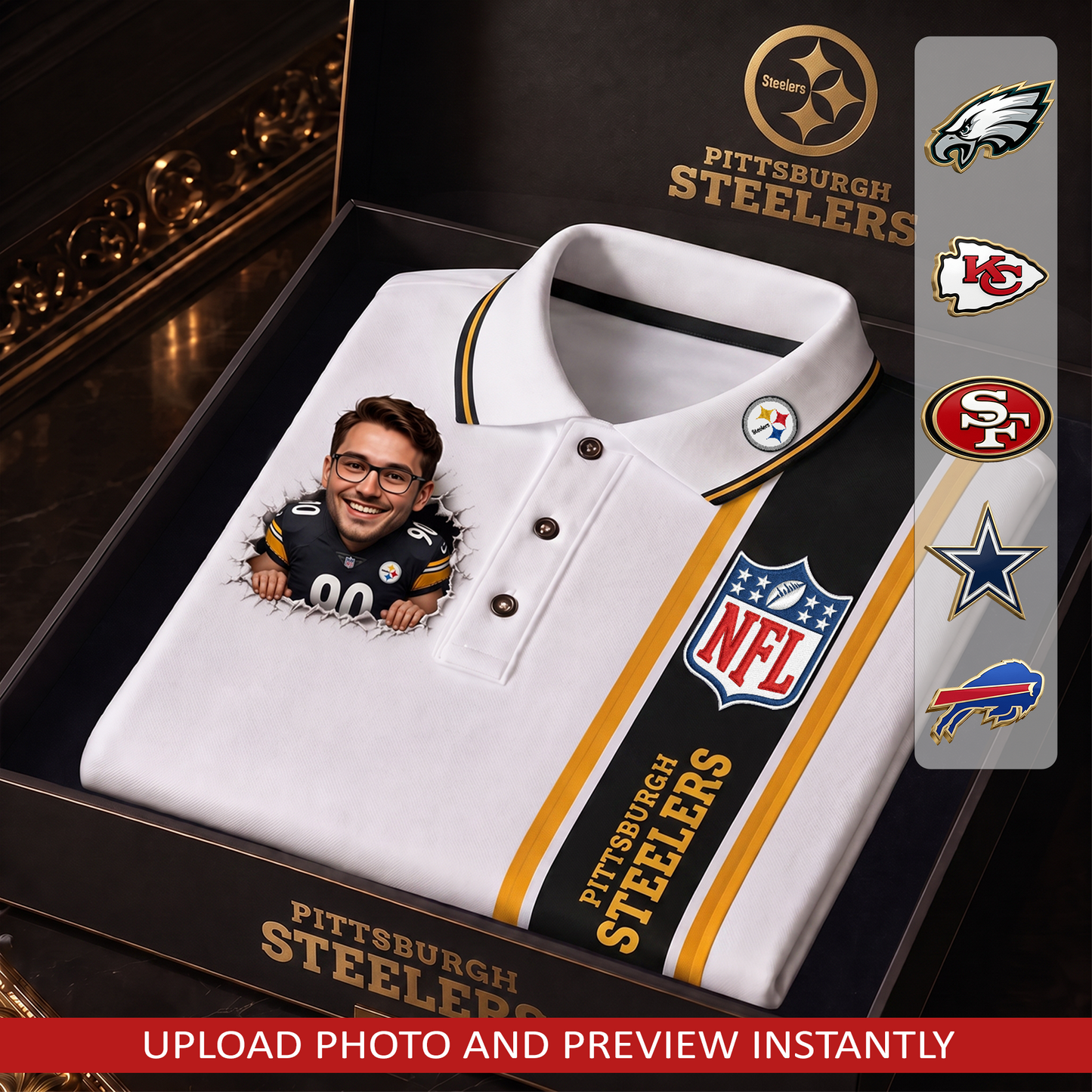 Premium NFL Personalized Polo Shirt 0607 NAK NHT