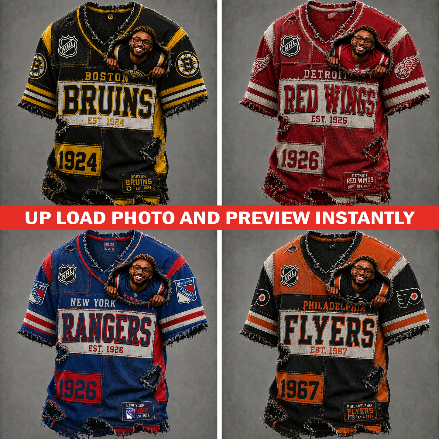 Personalized NHL Premium V-Neck T-shirt Gift For Fans 2306 NAK TTT