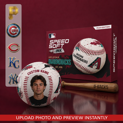 MLB Premium SpeedSoft Ink Personalized Ball Gift Set 1607 NAK NHT